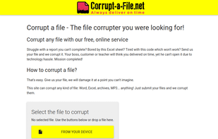 Corrupt-A-File screenshot 1