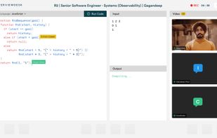 Video Interviewing with Code Collaboration