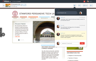 Comment on items to quickly collaborate with colleagues.