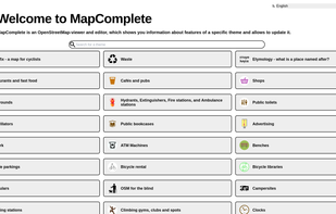 MapComplete screenshot 1