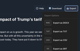 Multi-Format Export Options