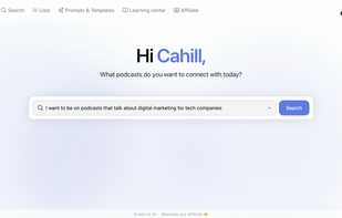 AI powered search - tell the AI what you're looking for