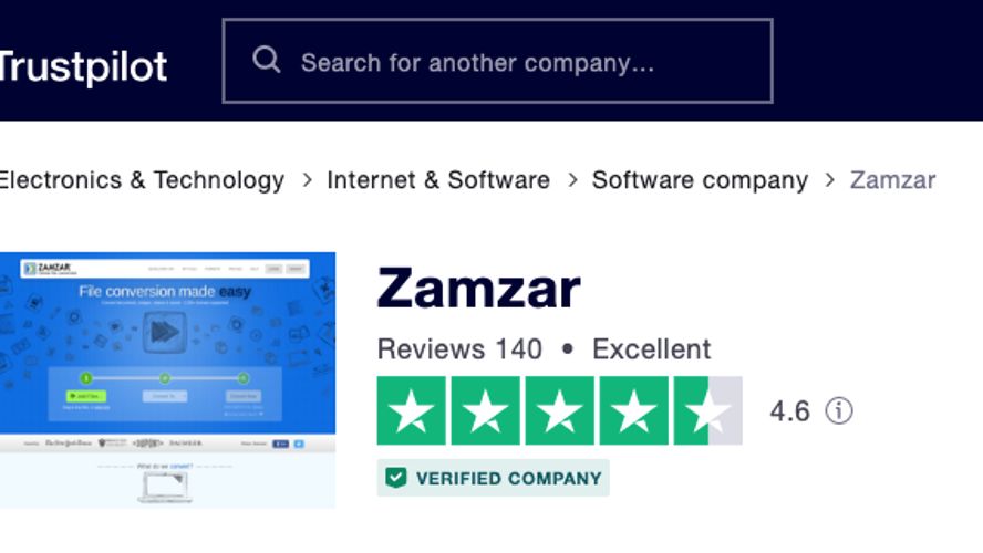 Zamzar online file converter providing easy to use file conversion
