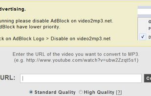 Video2mp3 screenshot 1