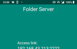 Folder Server screenshot 1