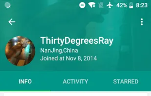 OpenHub for GitHub screenshot 2