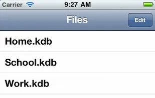 MiniKeePass screenshot 1