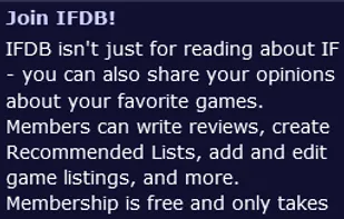 IFDB.org screenshot 1