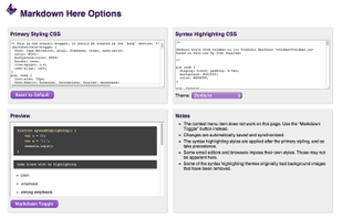 Markdown Here screenshot 1