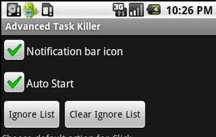 Advanced Task Killer screenshot 1