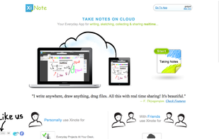 Home page screenshot.