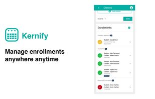 Manage enrollments anywhere anytime