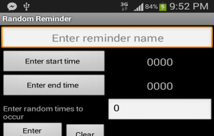 Random Reminder screenshot 1