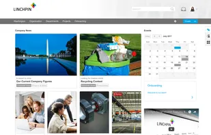 Company news
Linchpin lets management provide company news that is automatically displayed on the user's homepage. This can be set as global news for all employees or custom news based on certain profile attributes, e.g., location.