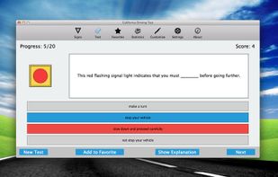 California Driving Test screenshot 1