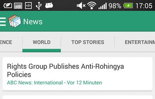 SimpleNews screenshot 1