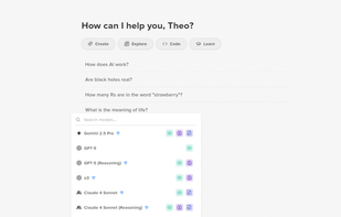 T3 Chat screenshot 2