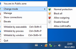 TinyWall screenshot 1