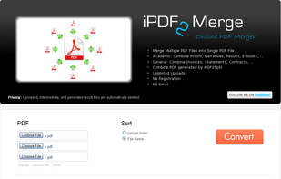 iPDF2Merge screenshot 1
