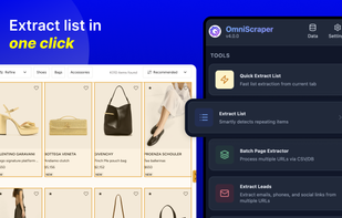 OmniScraper screenshot 1