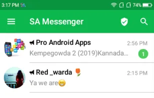 SA Messenger screenshot 1