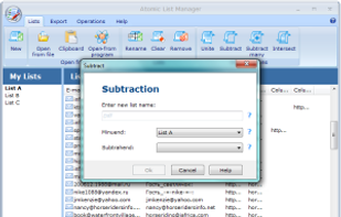 Atomic List Manager screenshot 2