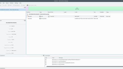 KDE Partition Manager screenshot 1