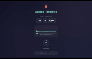 Scream to Unlock screenshot 1