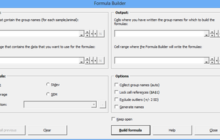 Formula builder