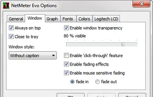 Options dialog (Window)