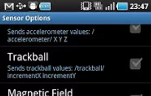 OSCdroid screenshot 1