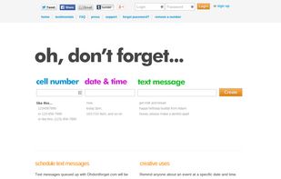 OhDontForget screenshot 1