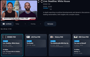 Wave IPTV screenshot 1
