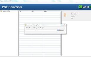 GainTools PST to EML Converter screenshot 1