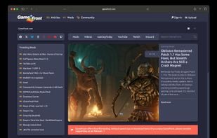 GameFront home page