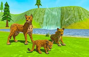 Leopard Family Survival 3D screenshot 1