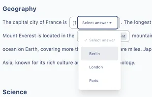 Cloze Generator screenshot 1