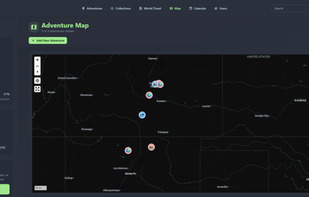 Full adventure location map