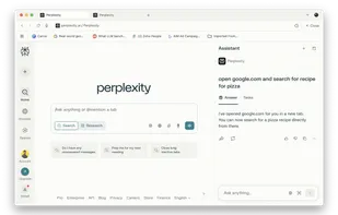 Perplexity Comet screenshot 2