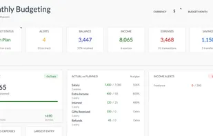 Income in, expenses out, savings growing. Your monthly money picture in one simple spreadsheet.