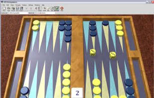 GNU Backgammon screenshot 1