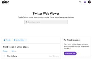 Sotwe: Com lets you browse Twitter anonymously without login