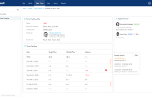 Time & Attendance - Bring visibility to the time spent on impactful work