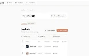 Your brand’s collection - organized beautifully, ready to showcase.