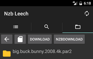 Nzb Leech screenshot 2