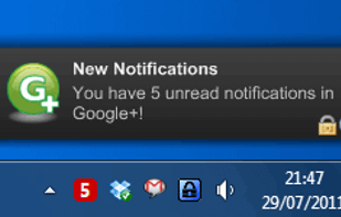 G+ Notifier screenshot 1