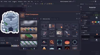 Pixel Composer 1.20.1 beta adds customizable panels, new nodes, and bug fixes image