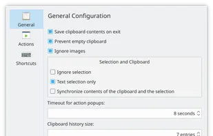 Klipper screenshot 1