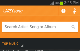 LAZYsong screenshot 1