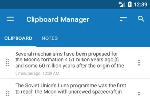Clipboard Manager (for Android) screenshot 1